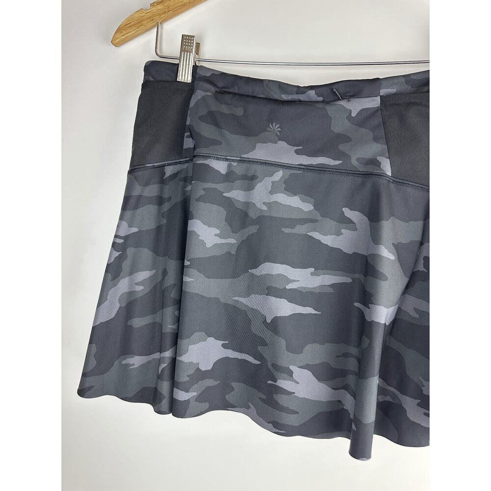Athleta Camo Match Point Skort Shorts + Skirt Stretch Gripper Liner Women Medium - Picture 14 of 16